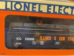 Lionel #6-17404 Illimois Central Standard Gondola Gauge Nib. Fixed Price $17.00.