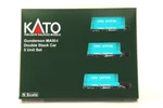 Kato Scale #106-6211 Gunderson Maxi- Double Stack Car Bnsf Swoosh LOGO#239156. Fixed Price $174.99.
