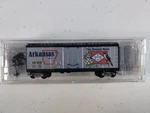 Micro-trains Mtl 21383 Arkansas State Car 40' Plug Door Box #1836. Fixed Price $22.95.