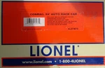 Lionel Conrail 89 Auto Rack 6-27473! Scale Screened Carrier. Fixed Price $149.99.