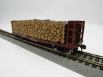 Atlas Ho Pulpwood Flatcar - L&n 20515. Fixed Price $25.00.