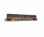 Ho Walthers 932-3923 Gold Line Flexi-van Flat Car Trailers Illinois Central Ic. Fixed Price $59.99.