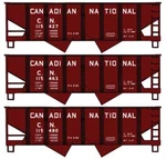 Accurail Scale New 2025 Canadian National Usra Open Hopper 3-PACK 8145. Fixed Price $61.58.