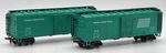 Ho Gauge Ahm / Roco Penn Central Box Cars 167012, Sliding Doors, Austria. Teal. Fixed Price $23.99.