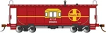 Bachmann 73206 Ho Santa Fe Bay-window Caboose With Roof Walk. Fixed Price $55.92.