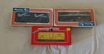 Ame Flyer Lot Of 3 #6-48807 Garx Nickel Plate, 4-9000 B&o W/VANS,6-48502 Wabash. Fixed Price $40.00.