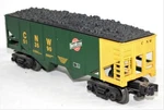 Industrial Rail Gauge Northwestern Cnw 513590 Hopper W/any +coal Load. Fixed Price $24.95.