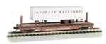 Bachmann 16756 - Western Maryland 52'6" Flatcar W/35' Wmtrailer. Fixed Price $37.99.