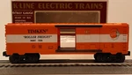 K-line, O/O27, K-90007, Timken, Roller Freight Box Car, #90007, C-8, Ln/ob. Fixed Price $19.55.
