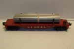 Lionel Postwar #6511 Pipe Flatcar Die Cast Plates. Fixed Price $29.95.