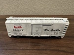 Athearn Ho Scale Rio Grande (d&rgw) 40 Box Car With Kds - Weathered. Fixed Price $16.00.
