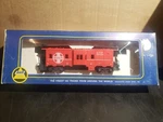 Vintage Ahm 5331B Santa Fe Bay Window Caboose. Fixed Price $16.55.