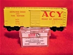 Mtl 20180-3 Acy 40' Box Car #3326 'serving Ohio And The Nation' 'new' N-scale. Fixed Price $39.95.