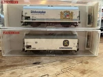 Fleischmann 5329 ; Bierwagen "weihenstephan" And 5328 Lowenbrau. Fixed Price $35.00.