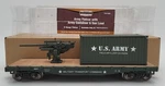Menards 279-3429 Army Flatcar With Container And Gun Load Ex/box. Fixed Price $36.89.