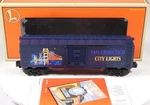 Lionel 6-26727 O-gauge San Francisco City Lights Boxcar Nib. Fixed Price $39.99.