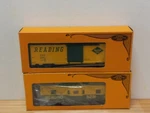 Lionel - Reading Bay Window Caboose 9231 & Box Car 9440 Ltd Ed Ser. Ln. Fixed Price $100.00.