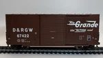 Ho Bachmann Rio Grande Hi Cube Boxcar 67422 Steel Wheels Kadee Couplers. Fixed Price $21.99.