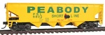 Walthers Trainline 931-1658 Peabody Scale Ready To Run Offset Quad Hopper. Fixed Price $19.98.
