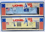 Commemorative Series Lionel Box Cars Spirit Of 76' 7601 & 7604 Delaware Conn.. Fixed Price $39.99.