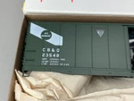 Accurail 81212 50 Steel Boxcar Cb&q #23548 Kit Nib! HO4312. Fixed Price $19.38.