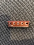 Vintage 1989 Soma Train Red Passenger Car Hp 6523 Rare PB32. Fixed Price $12.00.