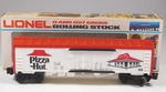 Lionel 6-7511 O-gauge 1980 Pizza Hut Billboard Reefer Car Nib. Fixed Price $29.99.
