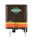 Walthers Ho Scale Flexi-van 40' Trailer 2-PACK Illinois Central 949-2601. Fixed Price $28.44.