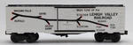 Williams FC26 Gauge Lehigh Valley Boxcar Ex. Fixed Price $10.99.