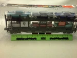 14-3/4" Gauge Bi-level Auto Carrier With 1958 Plymouth Furys Model Number: 27. Fixed Price $119.00.