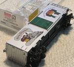 Scale Micro-trains 20356 40' Box Car 1996 Mtl Holiday Merry Christmas New. Fixed Price $24.99.