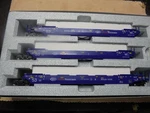 Kato Ho Scale Gunderson Maxi-iv Well Cars (PACER#6309). Fixed Price $105.00.