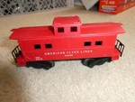 Vintage Scale American Flyer Red Caboose 24636 Car W/ Pikemaster. Fixed Price $19.00.
