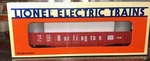 Lionel TRAINS6-16355BURLINGTON Gondola With 2 Canisters. Fixed Price $26.00.