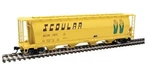 Walthers Mainline Scale 59' Cylindrical Hopper Scoular Scox #1511. Fixed Price $39.99.