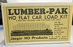Jaeger Ho Products # 600 Lumber-pak Flat Car Load Kit Weyerhauser Nib. Fixed Price $22.00.