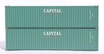 Jacktermco 40' Hicube Container Cs Capital - #405017. Fixed Price $17.31.