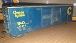 Exactrail Express Series Ho Scale Chessie System B&o Gunderson 5200 Cu Ft Boxcar. Fixed Price $35.00.