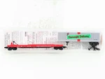 Micro-trains Mtl 64082 Htc Holiday Transportation Flat Car #1230 W/ Trailer. Fixed Price $32.95.