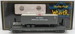 Weaver U23026LD O Us Army 50' Flat Car #38659 W/ 35' Medical Trailer (3-RAIL) Ln. Fixed Price $84.99.