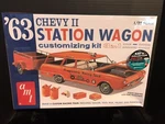 Amt 1201/12 63 Chevyii Station Wagon Customizing Model KIT-NIB-1/25. Fixed Price $35.25.