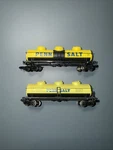 Scale Penn Salt 3 Dome Tank Car #67927/67925, Bachmann Both Iterations. Fixed Price $14.99.