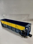 Menards 279-3065 Train Gauge Model Railroad Alaska 4 Bay Hopper Car W/box. Fixed Price $30.00.