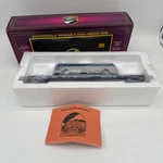 Mth Electric Trains Flatcar W/ Greyhound Die Cast Bus Original Box 20-98160. Fixed Price $118.74.