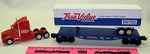 K-line New 669101 Truevalue Hardware Truck And Trailer With Flatcar. Fixed Price $50.00.