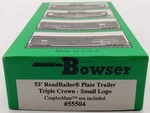 Bowser 55504 Ho 53' Roadrailer Platewall Trailer Triple Crown Kit #: 461785. Fixed Price $25.49.