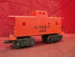 Marx Atsf 4427 Plastic Caboose - 8 Wheel..... Fixed Price $6.00.