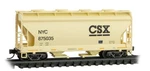 Micro-trains Mtl N-scale 2-BAY Acf Centerflow Covered Hopper Csx/nyc #875035. Fixed Price $29.29.