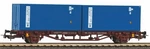 Piko 58755 Ho Scale Two-axle Freight Car Fs Container Transport. Fixed Price $52.65.