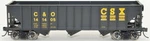 Bowser Scale 70-TON 12-PANEL 3-BAY Hopper Csx Transportation/c&o #141444. Fixed Price $26.79.